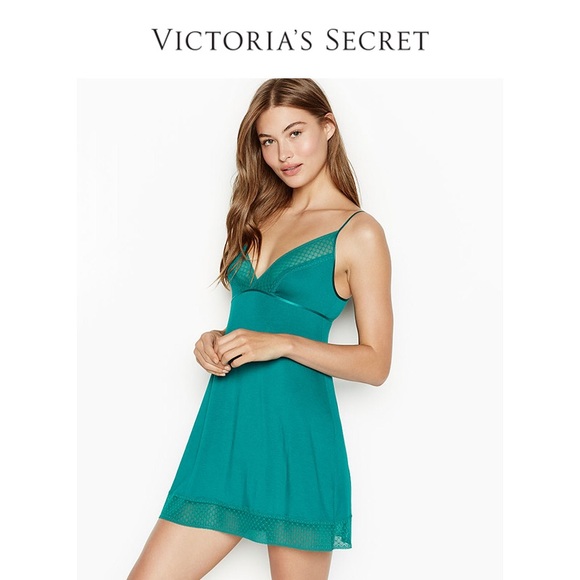 Victorias Secret NWT Modal Super Soft Sleep Dress Strappy Back Size Small